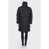 Blown velcro down jacket