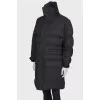Blown velcro down jacket