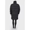 Blown velcro down jacket