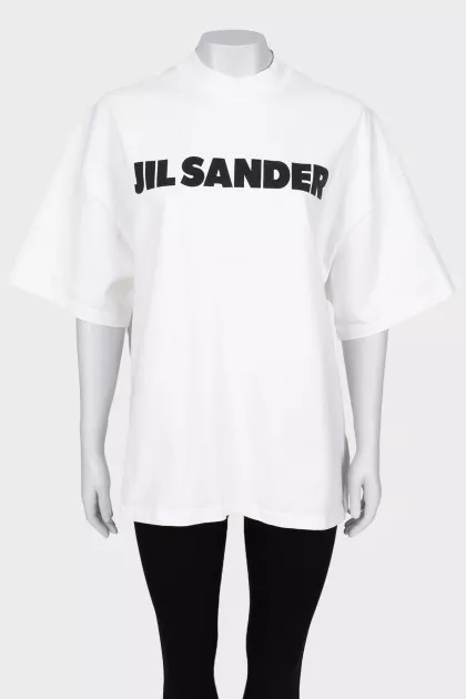 Oversize T -shirt with a brand's logo