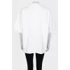 Oversize T -shirt with a brand's logo