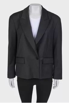 Jacket with a belt-bow