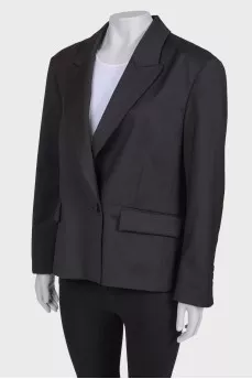 Jacket with a belt-bow