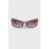 Sunglasses with rhinestones