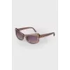 Sunglasses with rhinestones
