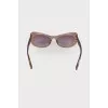 Sunglasses with rhinestones