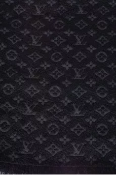 Black scarf from the brand's logo