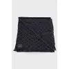 Black scarf from the brand's logo