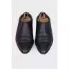 Leather shoes on the backstage
