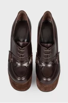 Suede high-rise ankle boots