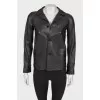 Leather black jacket