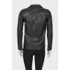 Leather black jacket