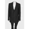 Black jacket with shoulders