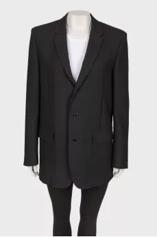 Black jacket with shoulders