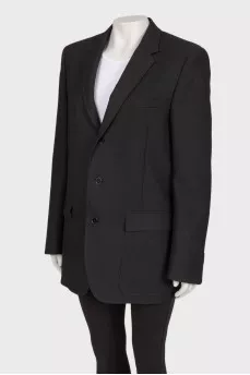 Black jacket with shoulders