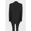 Black jacket with shoulders