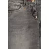Gray jeans boyfriends with a tag