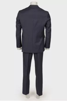 Men's classic blue suit