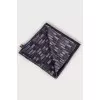 Textured leather scarf