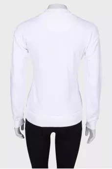 Sweatshirt with logo appliqué