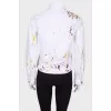 Shirt with paint splatter print