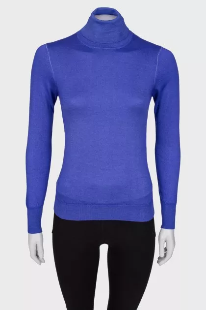 Blue cashmere sweater
