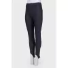 Black trousers with strokes