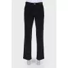 Men's velor trousers
