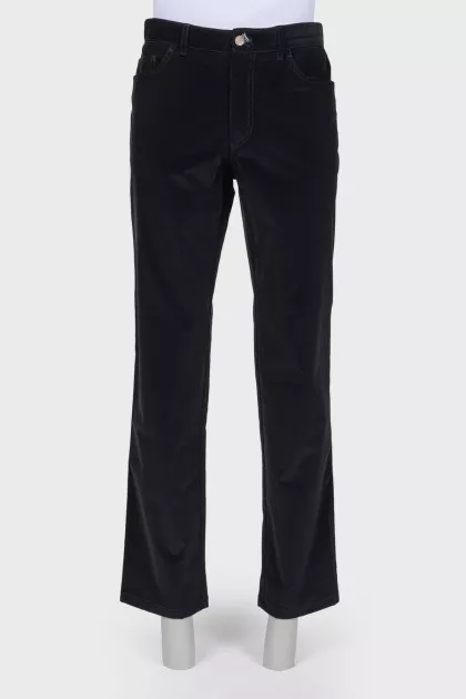 Men's velor trousers