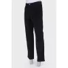 Men's velor trousers