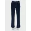 Men's blue velor trousers