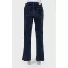 Men's blue velor trousers