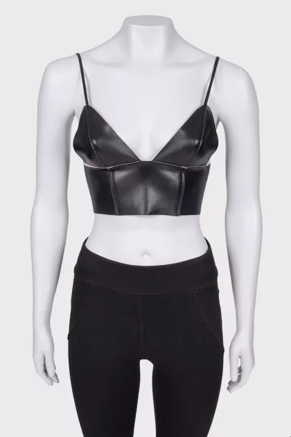 Leather top