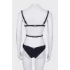 Black swimsuit with tag