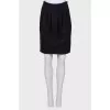 Black pleated skirt