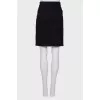 Black pleated skirt