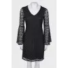 Lace black dress