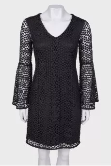 Lace black dress