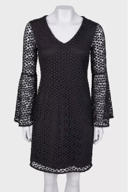 Lace black dress