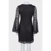 Lace black dress