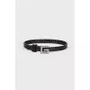 Leather bracelet with a logo