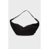 Genuine suede bag