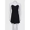 Dress with lace inserts