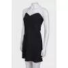 Dress with lace inserts