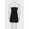 Dress with lace inserts