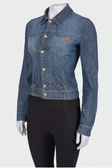 Fitted denim jacket