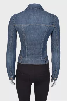 Fitted denim jacket