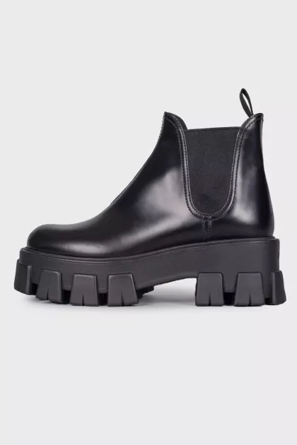 Boots with chunky soles