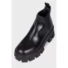 Boots with chunky soles