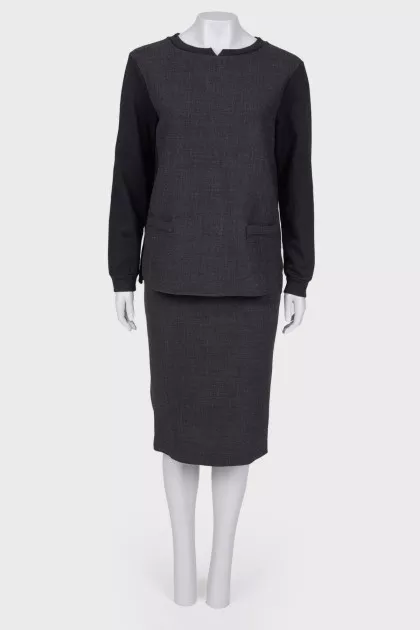 Charcoal suit